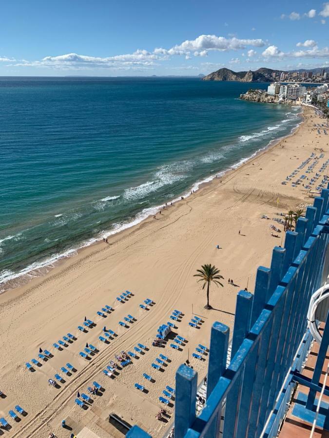 Benidorm 1ª Linea Playa Levante, Garage, Wifi, Climatizacion Kültér fotó