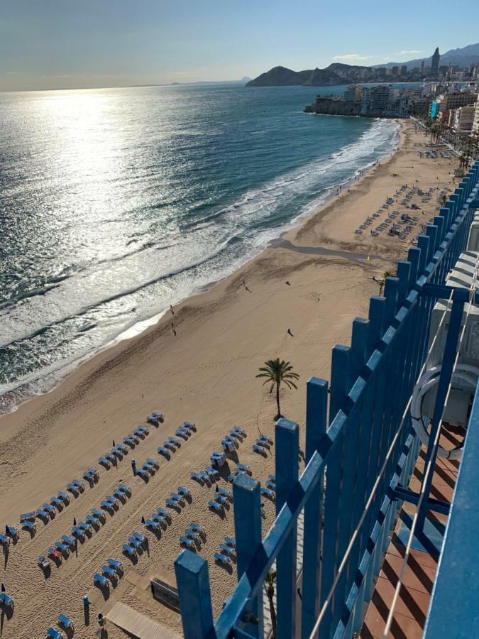 Benidorm 1ª Linea Playa Levante, Garage, Wifi, Climatizacion Kültér fotó
